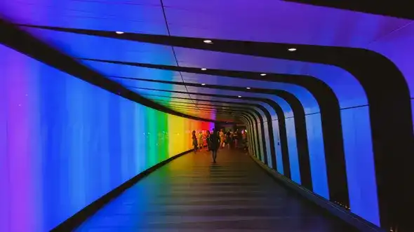 Neon tunnels